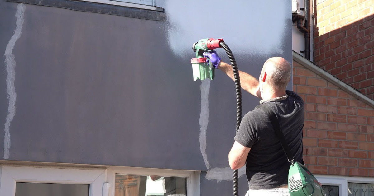 Natryskowe malowanie ścian