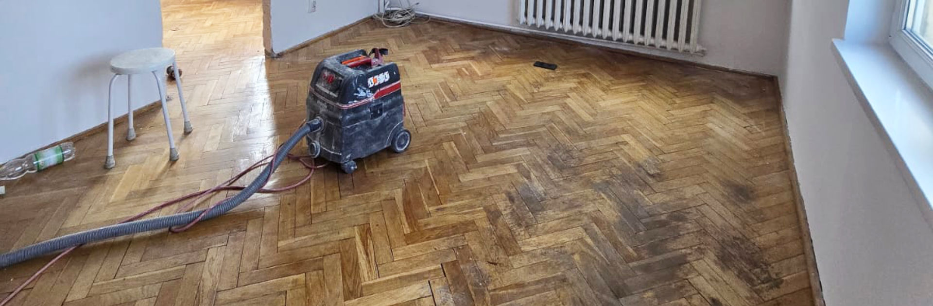 Cyklinowanie podłogi w Warszawie w Alejach Jerozolimskich