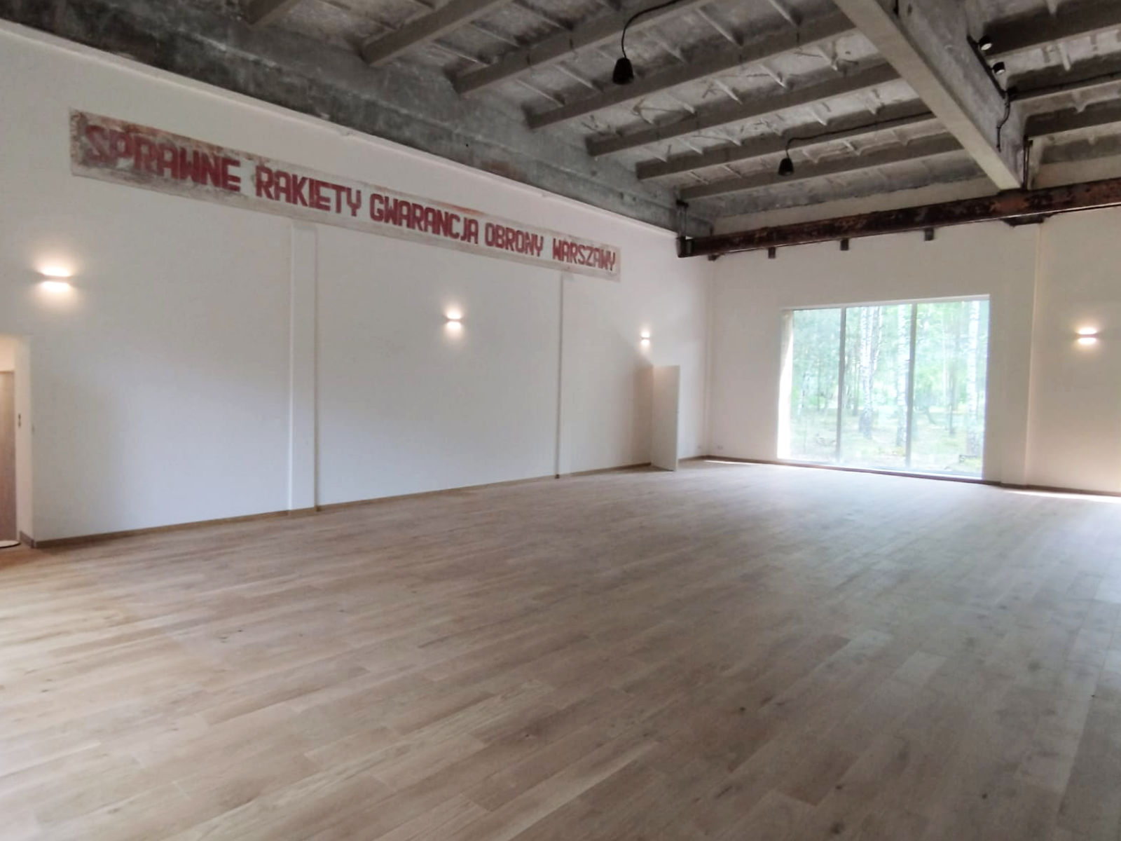 Remont budynku dawnej rakietowni w Zielonce - finał prac