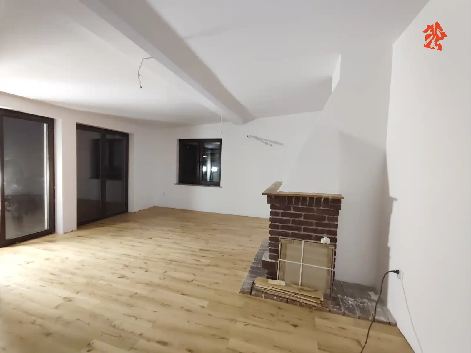 Remont domku letniskowego w Janówku - postęp prac